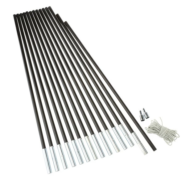 FRILUFTS FIBREGLASS POLE KIT 9,5 - Zeltstange Schwarz 1 FRILUFTS FIBREGLASS POLE KIT 9,5 - Zeltstange Schwarz