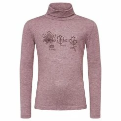 FRILUFTS BLACKSAS PRINTED TURTLENECK LONGSLEEVE Kinder - Funktionsshirt Fig