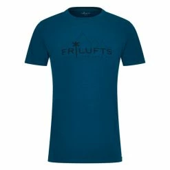 FRILUFTS WAIHO PRINTED T-SHIRT Männer - Funktionsshirt Blue Opal