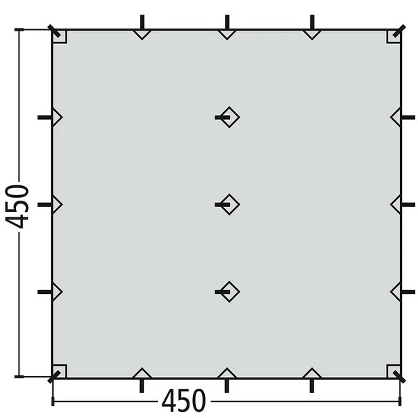 FRILUFTS CALLAN TARP L - Tarp Vineyard Green 2 FRILUFTS CALLAN TARP L - Tarp Vineyard Green – Bild 2