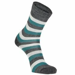 FRILUFTS VILLARRICA THIN STRIPES SOCKS Unisex - Freizeitsocken Dusty Turquoise